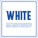 Blue and white 68 Oak Collective logo displaying the text “White Membership” inside a bordered square design.